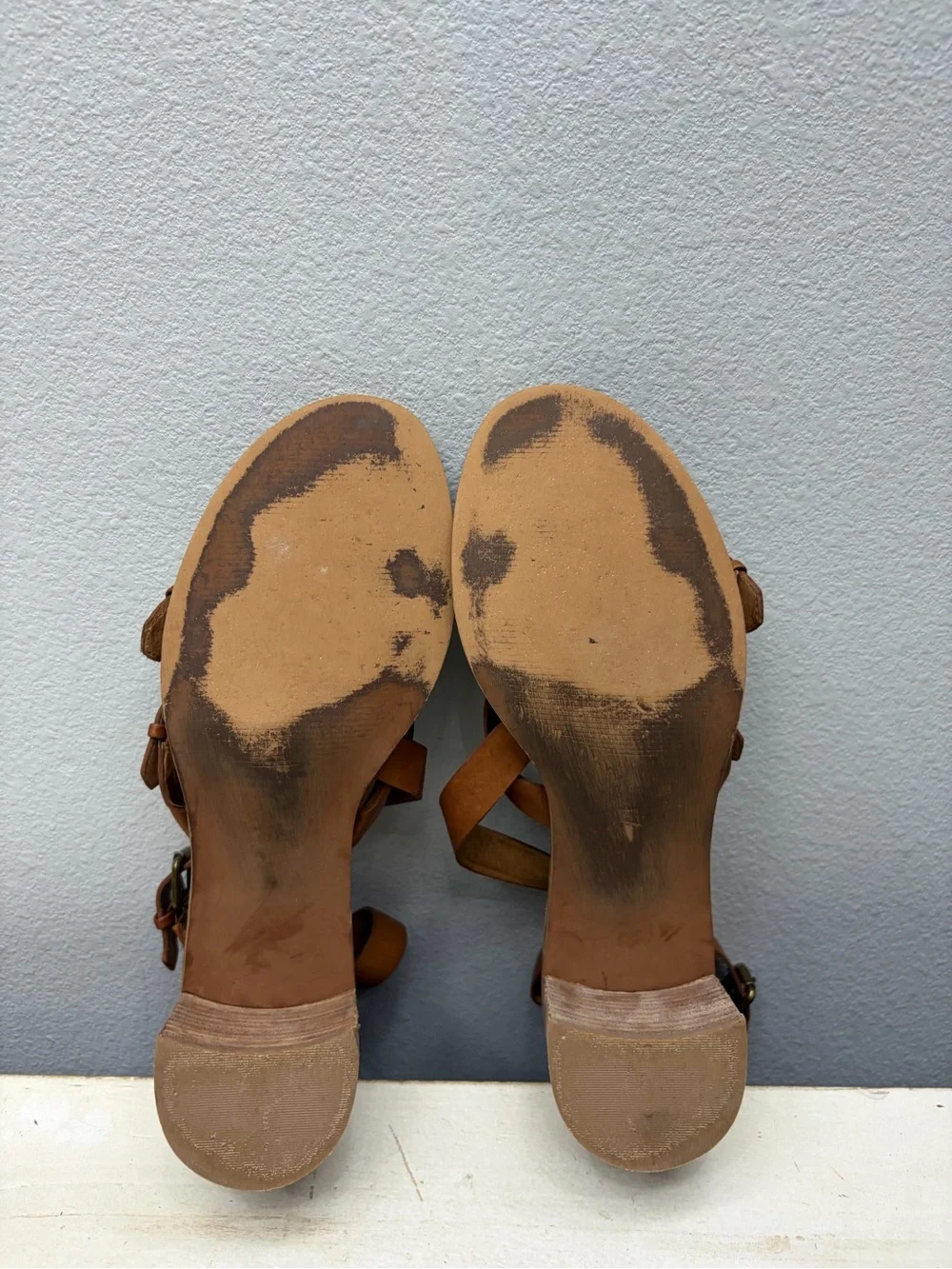 Madewell Brown Leather Talisa Sandals Size 9.5